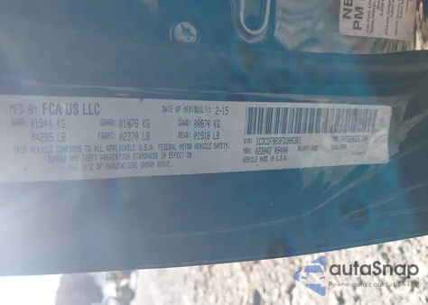 2015 Dodge Dart Sxt from USA, damaged, VIN 1C3CDFBB3FD306361